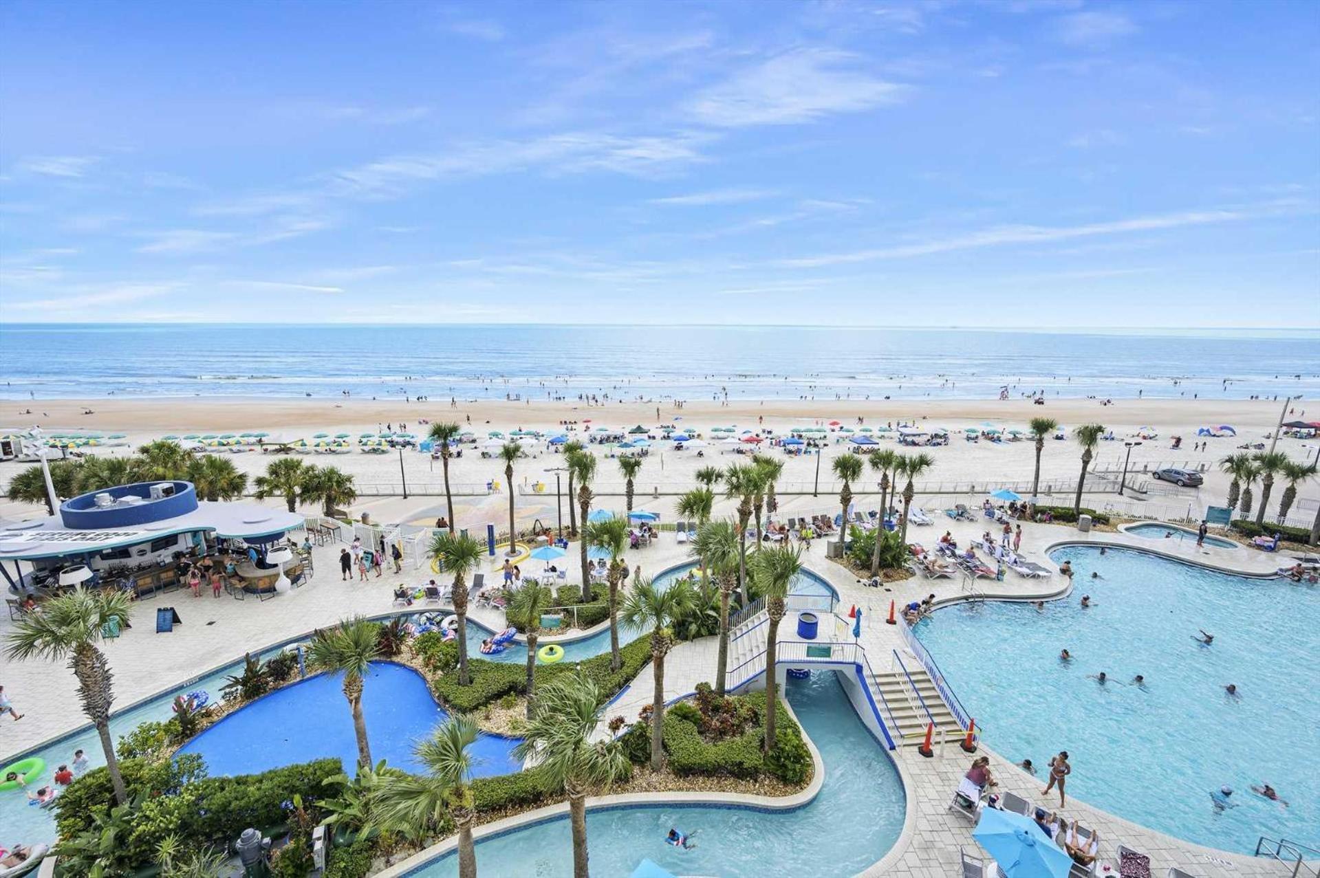 Luxury 8th Floor 2 Bedroom Direct Oceanfront Wyndham Ocean Walk Daytona | 801