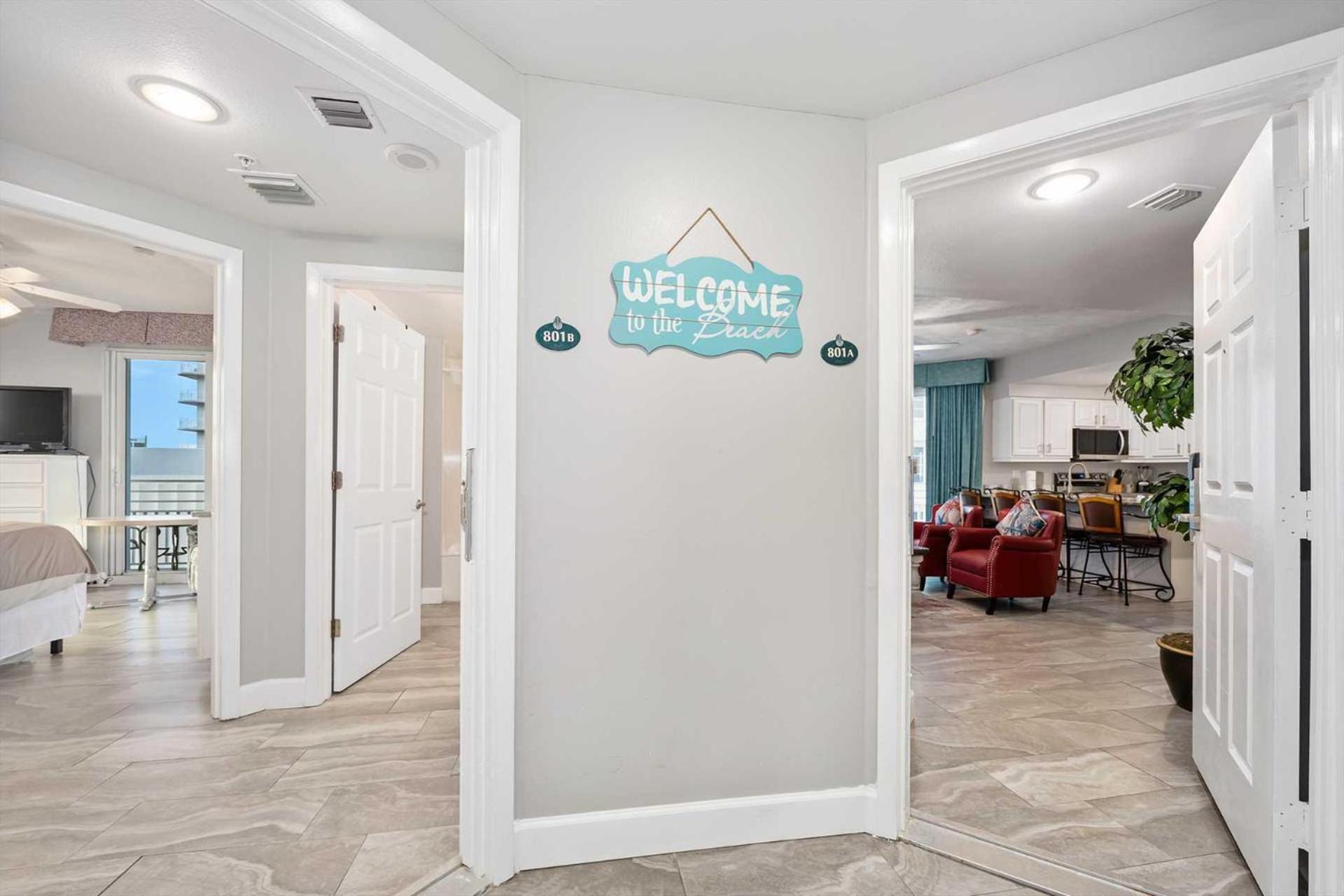Holiday home Luxury 8th Floor 2 Bedroom Direct Oceanfront Wyndham Ocean Walk Daytona | 801