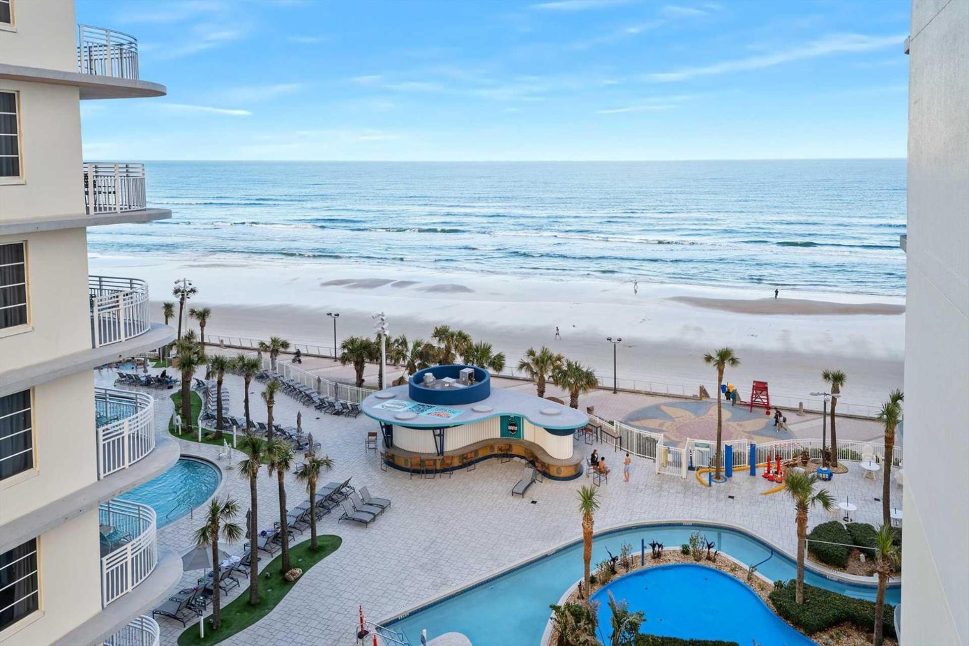 Luxury 8th Floor 2 Bedroom Direct Oceanfront Wyndham Ocean Walk Daytona | 801 Holiday home